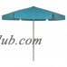 Fiberbuilt 7.5 ft. Wood Beach Umbrella with Vinyl Coated Canopy   